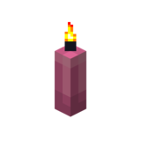 Розовая свеча (горящая).png